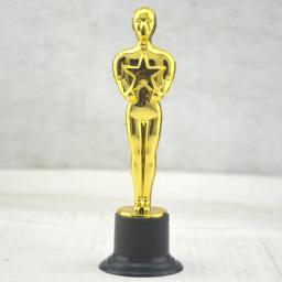 Plastic Gold Star Award troféus, estatueta para favores do partido, escola prêmio, jogo prêmio, 24 Pack - Image 2