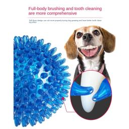 Squeaky Sound Pet Toy Ball, Brinquedos de Limpeza de Dentes, Três Modelos para Cães Pequenos, Médios e Grandes, Pacote de 6 Acessórios para Cães - Image 3