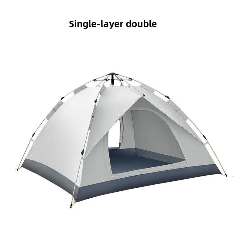 Tenda Dome automática para acampar, fácil configuração, impermeável, família, caminhadas, mochila, ao ar livre, pop-up, 3, 4, 5, 8 pessoa - Image 1