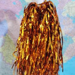 Pompons de torcida metálicos com alça antiderrapante, flores de mão, eventos esportivos, dança, liderança de torcida, 2pcs - Image 5