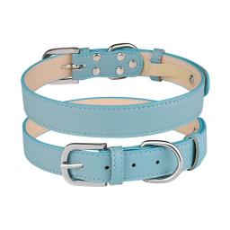 Coleira ajustável de couro PU, acessórios confortáveis para cães e gatos, suprimentos pequenos para cachorros, cachorro acessível - Image 4