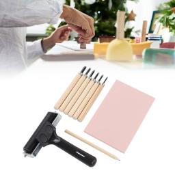 Facas De Escultura Sortidas, Kit De Fabricação De Selos, Rolo Flexível, Ferramentas Para Iniciantes De Artes DIY - Image 2
