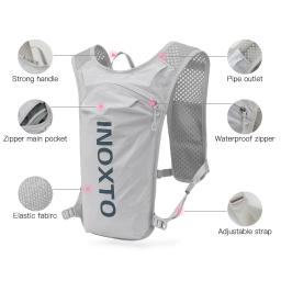 Mochila de hidratação de ciclismo para homens e mulheres, colete esportivo ao ar livre, mochila de corrida ultraleve, 5L - Image 4