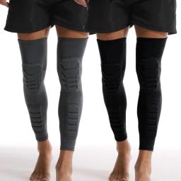 Equipamento De Futebol De Proteção De Manga De Shin Resistente Ao Impacto, Joelheira Esportiva, Guarda De Shin, Alta Elástica, Respirável, 1Pc - Image 2