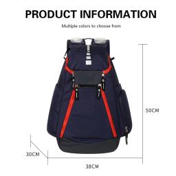 Mochila De Basquete Personalizado Com Logotipo, Compartimento De Sapato Independente, Saco De Viagem, Saco De Treinamento De Esportes, Impresso Nome Padrão - Image 3