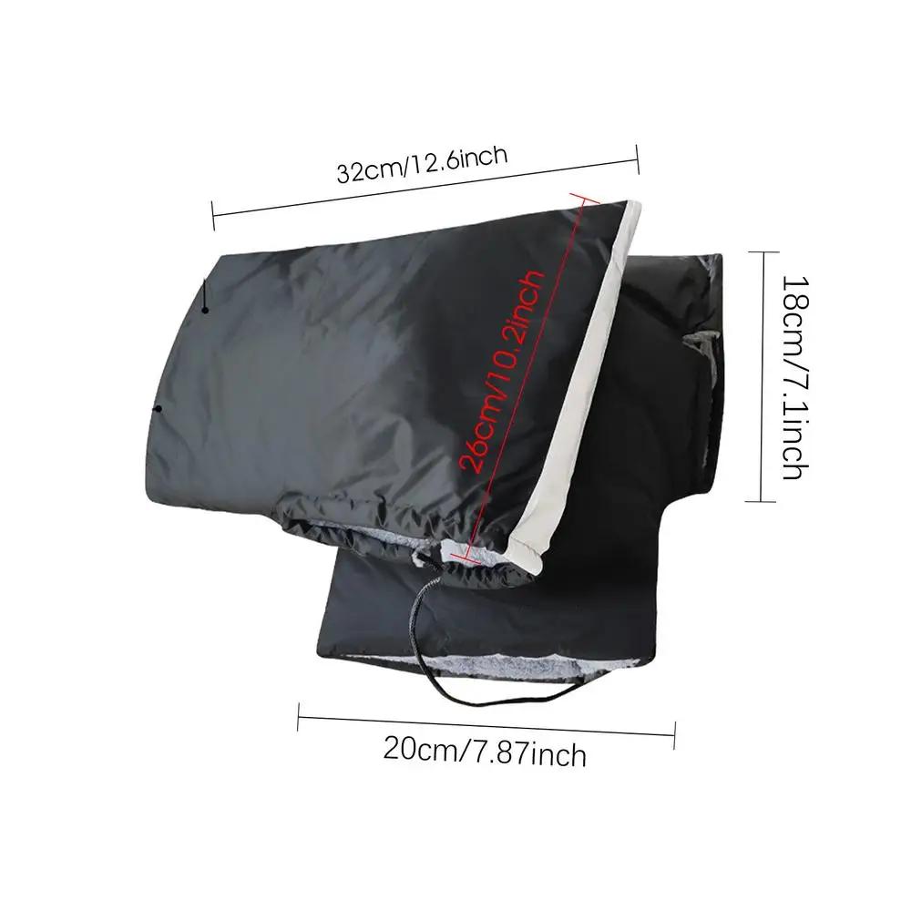 Luvas de pára-brisa, Scooter Hand Warmer para Snowmobile, Tampa da bicicleta, Windproof, Quente, Bateria, Inverno - Image 1