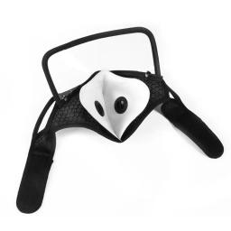 Máscara Facial de Ciclismo com Filtro Óculos Masculinos, Lavável, Reutilizável, Poeira, Bandana, Filtros de Carvão Ativado, Ciclismo, Esporte, Novo - Image 4