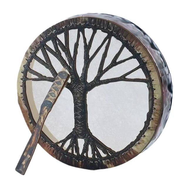 Mão de Couro Tambor: Acessório Perfeito para Amantes da Música, Instrumento de Percussão e Decoração Xamânica para Cura Sonora