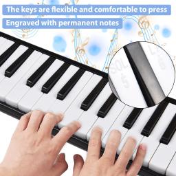 Teclado do piano do ar com tubulação macia do sopro, instrumentos melódicos do vento, bocais de sopro da tubulação, 32 chaves - Image 6