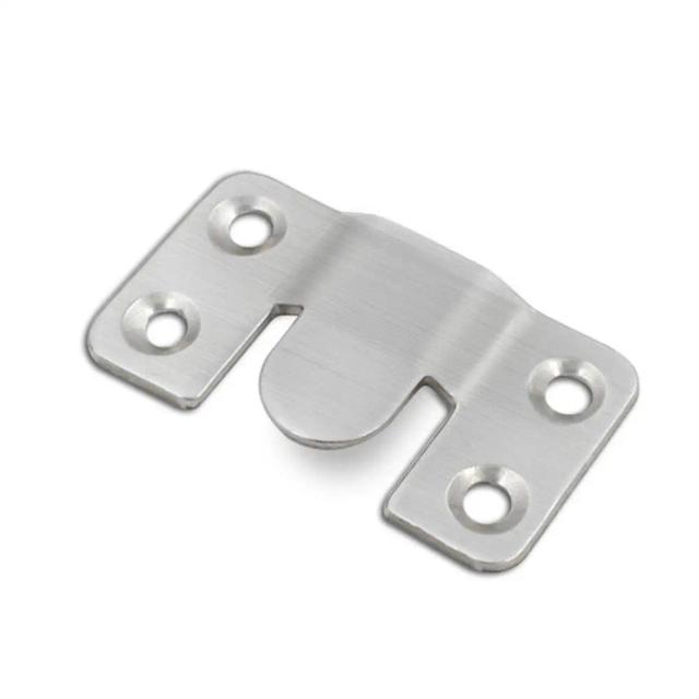 Kit de Conectores Interlock para Sofá-Cama em Aço Inoxidável com 10 Peças e Ganchos de Suspensão