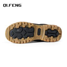Mais tamanho 47 botas masculinas ao ar livre botas de neve de inverno para homens botas de trabalho de treinamento à prova dwaterproof água antiderrapante manter sapatos de inverno quentes - Image 4