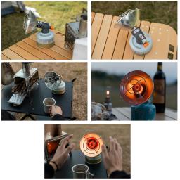 Camping ao ar livre portátil e GasAquecedores De Pesca, Dispositivo De Aquecimento, Ajustável Caminhadas Aquecedor, Tenda De Inverno Aquecimento Equipamento - Image 6