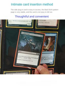 Binder Trading Card com mangas, Organizador de cartões para Yugioh, beisebol, futebol, esportes, 9 bolsos, PP, 540 bolsos - Image 5