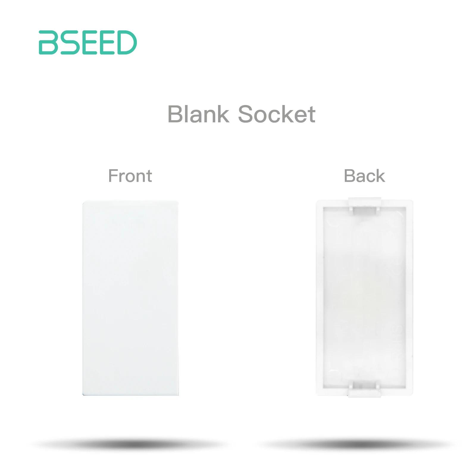 Bseed-plástico Frame peças para parede Internet, porta de carga USB, TV satélite Interface função, combinação DIY, Cat5 soquete - Image 1