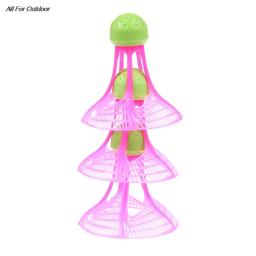 Nylon Windproof Badminton Ball, Bola Anti-Vento ao ar livre, Peteca De Plástico, Resistência Estável, Bolas de Treinamento Esportivo, 3Pcs - Image 5