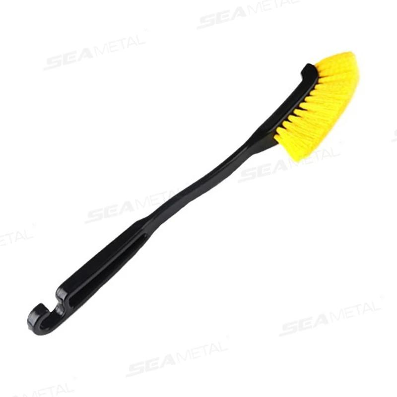 Seametal escova de limpeza de aro de roda de pneu de carro detalhando escovas ferramenta de lavagem universal acessórios de limpeza de pneus de roda - Image 1