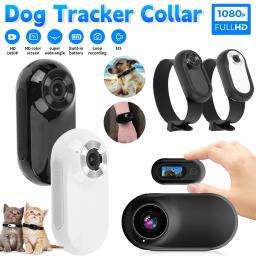 Câmera Collar Wireless para Animais de Estimação, Mini Body Cam, Gravações de Vídeo para Cães e Gatos, Sem WiFi Necessário, Presente de Aniversário, HD 1080P - Image 1