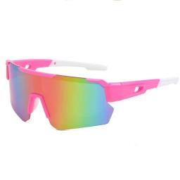 Windproof e Dustproof ciclismo óculos de sol para homens e mulheres, rosa montanhismo óculos, colorido, UV, ao ar livre - Image 3