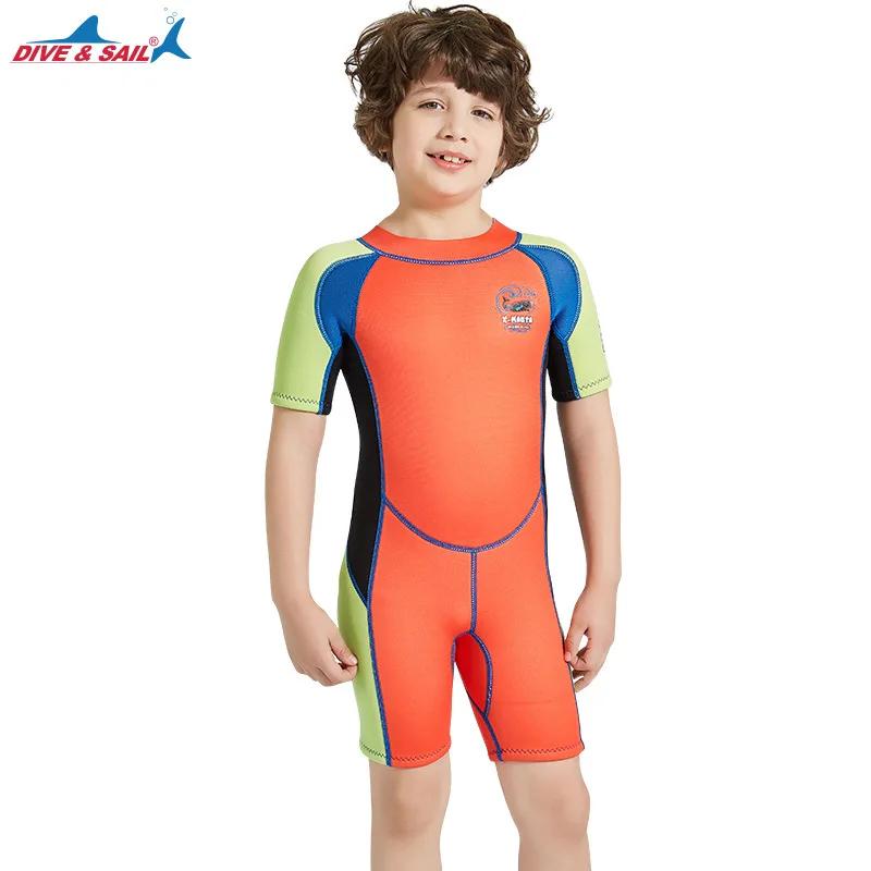 Roupa de mergulho 2.5mm para crianças, roupa de mergulho em neoprene para mergulho - Image 1