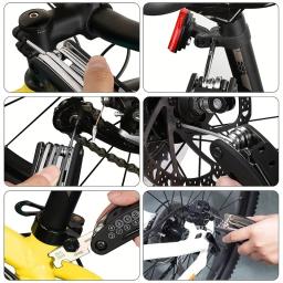 16 em 1 ferramentas para reparo de bicicletas e motocicletas chave de fenda dobrável multiuso - Image 3