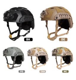 Capacete de Caça Tático com Ângulo Reto de Ventilação, FMA FAST SF, Safety Riding, Botão Ajustável, Fivela, Tamanho L, Versão Atualizada - Image 1
