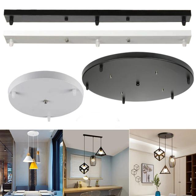 Base de Lâmpada para Candelabro com 2 a 6 Furos - Suporte para Luz Pendentes e Display Montado no Teto