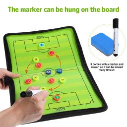 Tático de futebol magnético dobrável, Futebol Treino, Match, PVC, Estratégia - Image 1