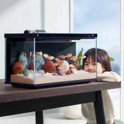 XIAOMI-MIJIA Smart Fish Tank, Alimentação Automática, Iluminação Full Color Gamut, Exibição De Temperatura Do Aquário, Quarto Com Vista Mar, Controle De Aplicativos - Image 3