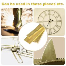H59 Latão Flat Bar Plate Strip, Comprimento 250mm, 200mm, espessura 20mm, 15mm, 10mm, 6mm, 5mm, 3mm, sólidos de cobre puros, Material da placa do metal - Image 3