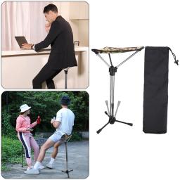 Portátil tripé fezes cadeira dobrável com estojo de transporte para acampamento ao ar livre caminhadas caça pesca viagens - Image 6