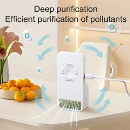 Purificador De Ar De Odor Inteligente Sensor para Animais De Estimação, Banheiro Recarregável Para Cães, Desodorizador De Caixa De Litter De Gato, Limpador De Geladeira - Image 3