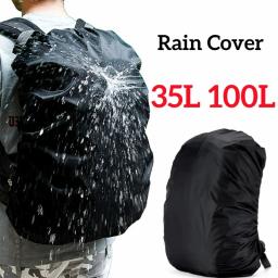 Capa mochila impermeável para acampamento ao ar livre, capa de chuva poeira, caminhadas e escalada saco, 30L-40L - Image 1