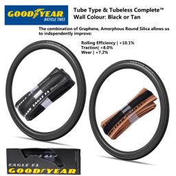 Goodyear eagle f1 pneu de bicicleta de estrada sem câmara de ar/pneu de tubo 700x2 5/28/30/32c bicicleta dobrável anti-punctura cascalho peças de ciclismo - Image 3
