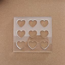 Formas de Acrílico para Doces Ocidentais Irregulares em Forma de Coração Elíptico Utensílios de Cozinha para Assar - Image 3