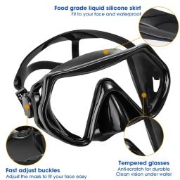 Óculos de natação antiderrapantes, vidro temperado, adultos, equipamentos esportivos aquáticos, mergulho, acessórios de natação - Image 5