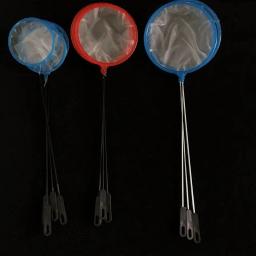 2 pçs malha fina acessórios do aquário aço inoxidável lidar com aquário tanque de peixes pesca rede de pouso para peixes acessórios - Image 1