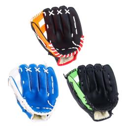 Luvas rebatidas couro PU, luvas softballs arremessador, luvas prática apanhador - Image 1
