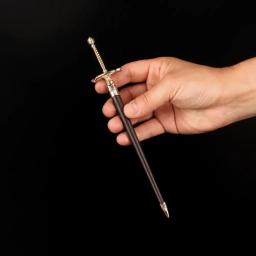 Coleção de Espadas Miniatura Arya Stark, Modelo de Arma Metálica, Rapieira de Agulha Reta Fina, Artesanato Decorativo de Tronos, 21cm - Image 3