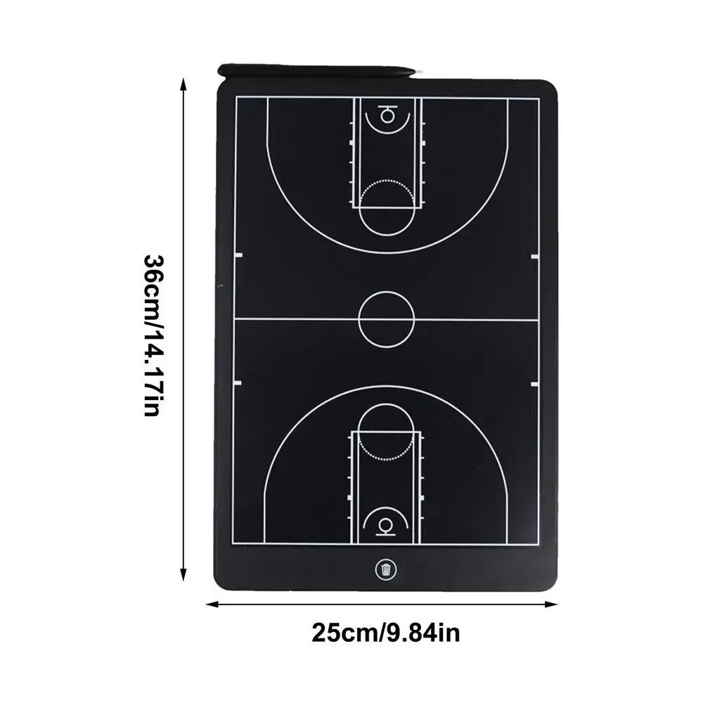 Placa do treinamento do LCD com pena, futebol, basquetebol, basquetebol, treinamento, escrita - Image 1
