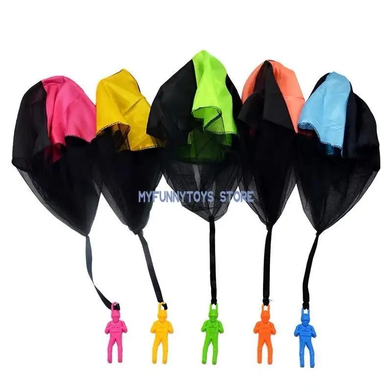 Hand Throwing Parachute Toy for Kids, Paraquedas Educacional com Figura, Soldado, Esportes divertidos ao ar livre, Jogar jogo, 5Set - Image 1