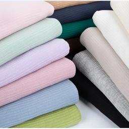 Tecido de malha elástica de algodão modal para crianças, pijama ultrafino, conjuntos de roupas domésticas, tecido DIY artesanal, TJ20273, 150x50cm - Image 2