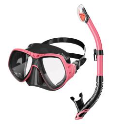 Máscara de mergulho profissional para adultos, terno de mergulho, silicone anti-nevoeiro óculos, treinamento snorkel kit equipamento de natação presente, novo - Image 3