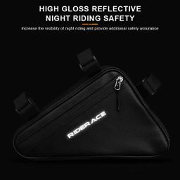 Riderace sacos de tubo de ciclismo à prova dwaterproof água 1.5l mtb bicicleta estrada triângulo saco quadro ciclismo sacos dianteiros ferramentas reparo pannier saco da bicicleta - Image 2