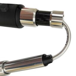 Bastões de trekking de carbono ultraleves, Bastões de caminhada ultraleves, Pólo dobrável, Nodic com bloqueio rápido, 2 peças - Image 6