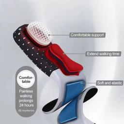 Palmilha esportiva de silicone para homens e mulheres, suporte do arco, palmilha em gel - Image 4