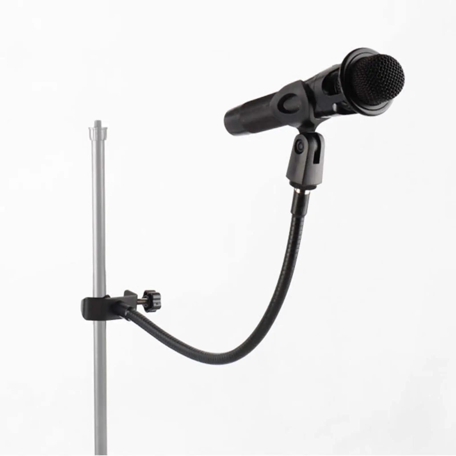 Iron Desk Mic Stand, Prateleiras de mangueira universal, Heavy Duty Braçadeira de mesa, Suporte para microfone, Suporte para microfone - Image 1