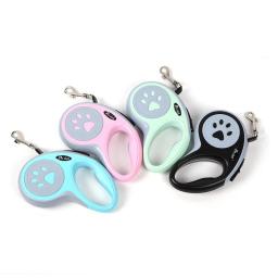 Trela De Cão De Nylon Durável Retrátil Automático, Cat Lead Estendendo, Filhote de Cachorro Andando e Correndo Tração Roleta, Cães Pequenos, 3m, 5m - Image 3