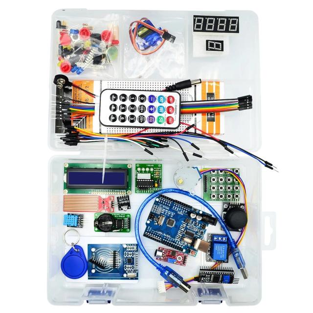RFID Learning Suite com Caixa de Componentes - Starter Kit Oficial para Arduino UNO R3 com ATMEGA328P Atualizado