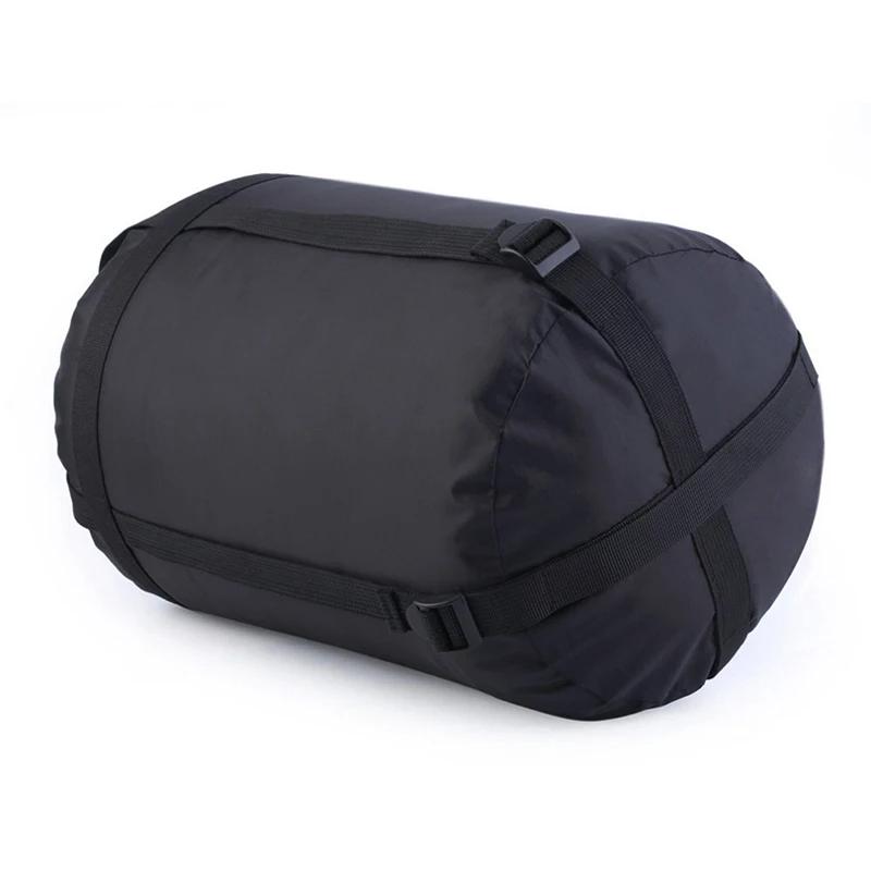 À prova dwaterproof água compressão material saco saco de acampamento saco de dormir pacote de armazenamento náilon preto super leve 1pc pacote de armazenamento - Image 1