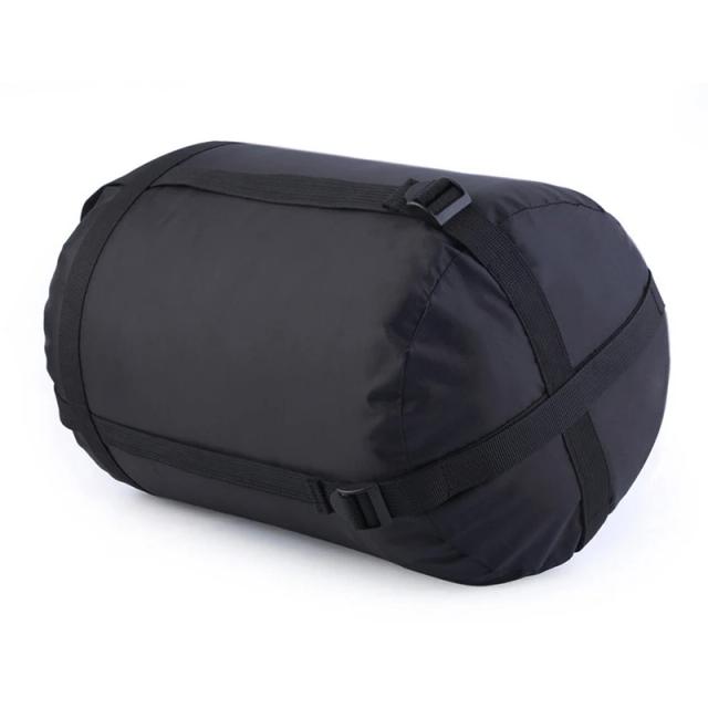 Saco de Armazenamento Compressão à Prova d'Água em Náilon Preto para Acampamento e Dormir - Super Leve 1pc